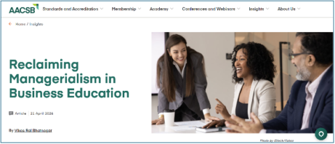 Reclaiming Managerialism in Business Education