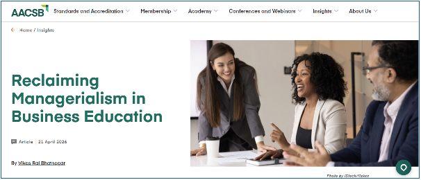 Reclaiming Managerialism in Business Education
